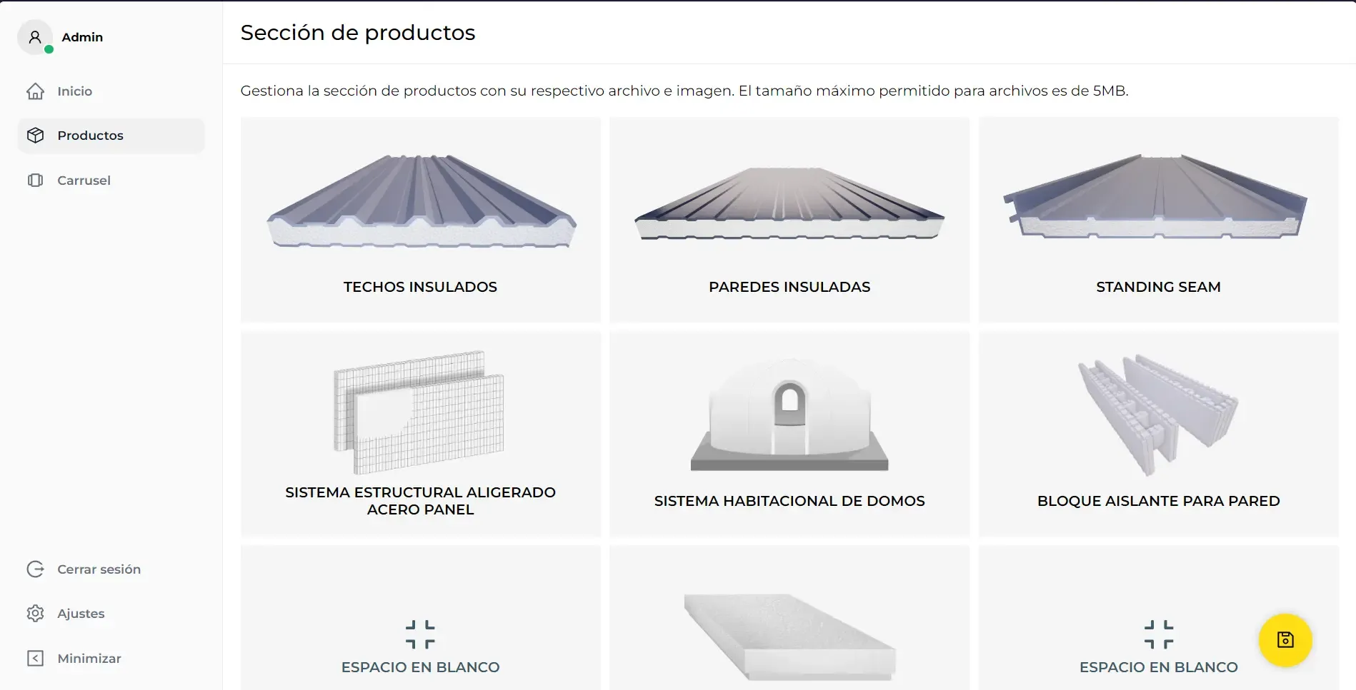 Acero Panel image